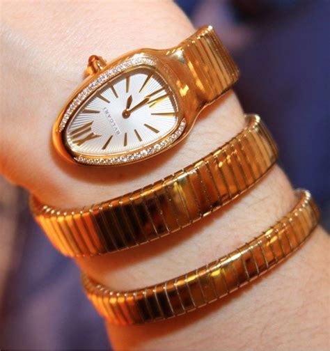 bvlgari gold watch replica|bvlgari watch ladies snake.